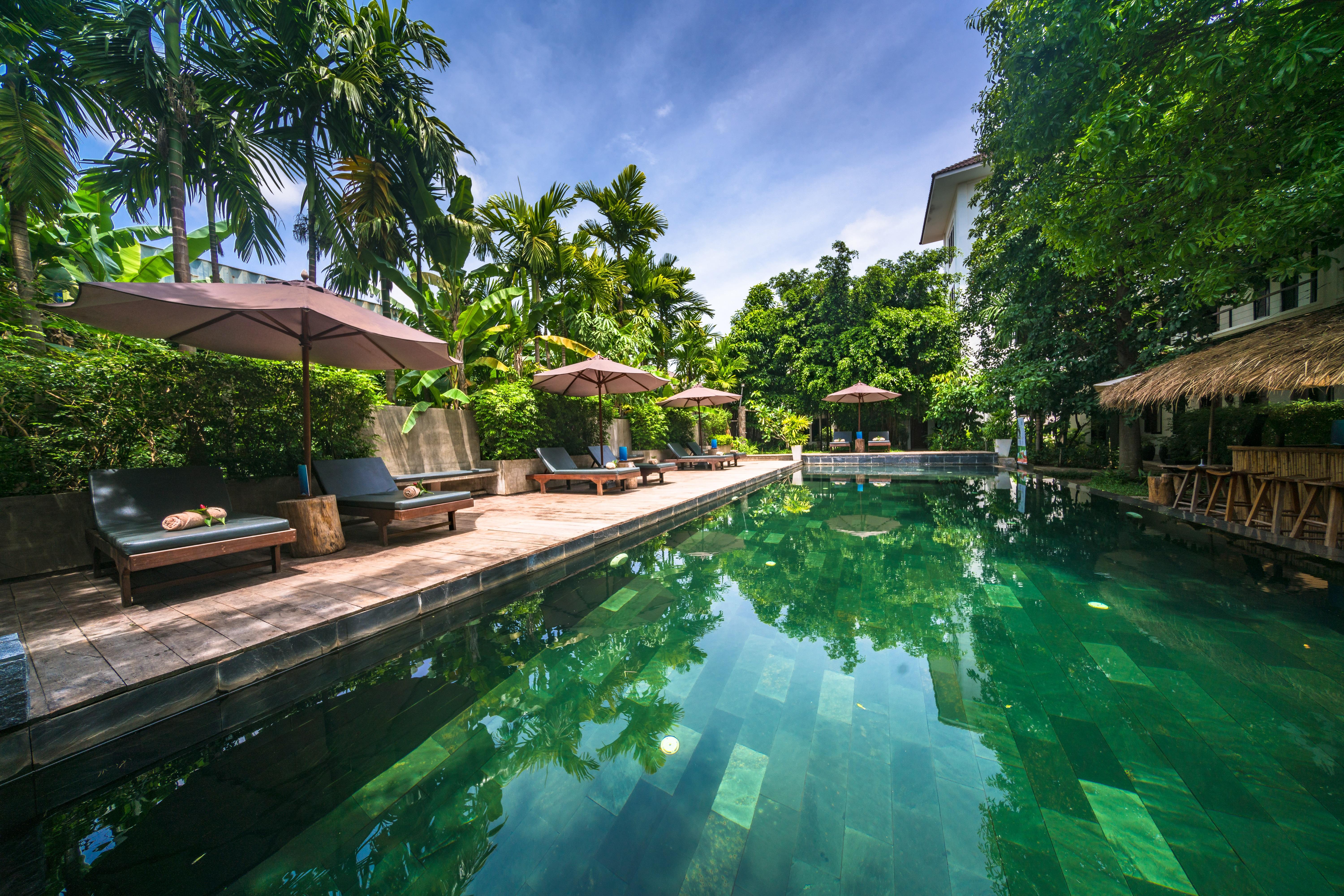La Residence Blanc D' Angkor Siem Reap Exteriör bild